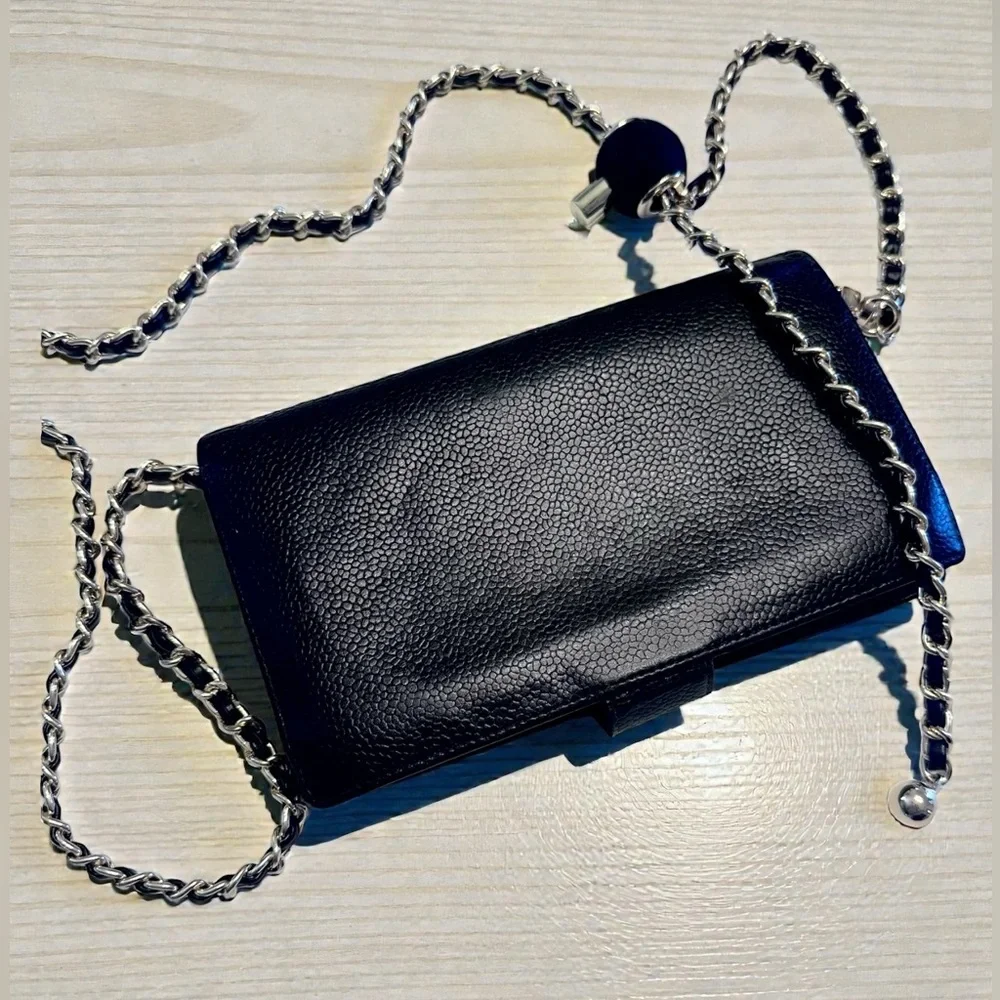 Chanel Timeless CC  Caviar Flap Wallet